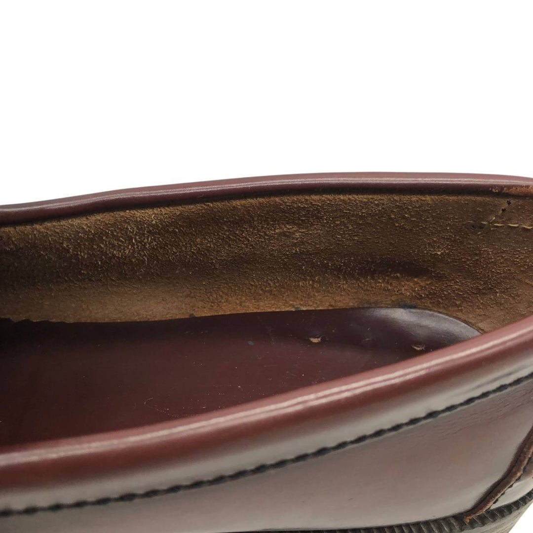 Florsheim Coin Loafers 9D Men's 27.0cm unclear red type reddish brown Vintage Second Hand