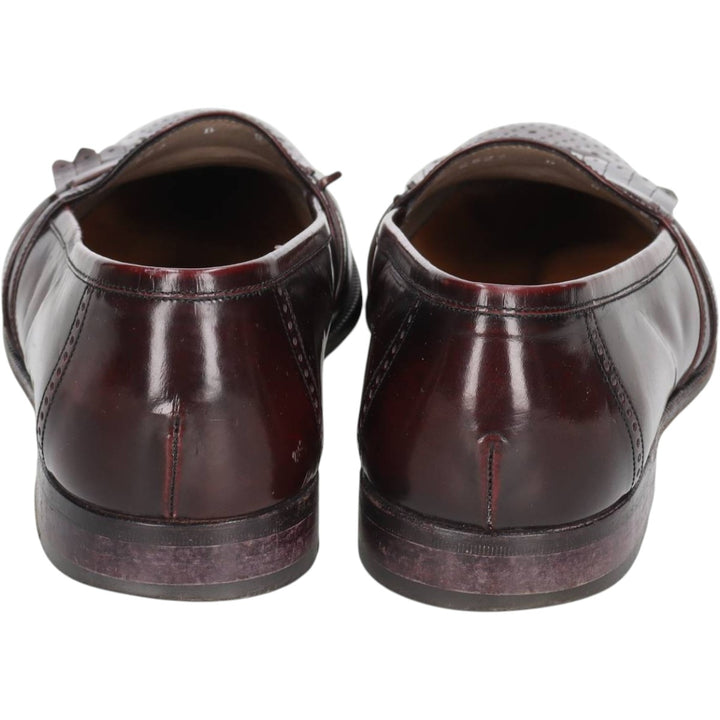 Bally medallion kilt loafers, made in Italy, size 8D Men's 26.5cm unclear burgundy type Vintage Second Hand