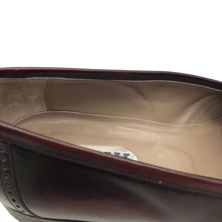 Bally medallion kilt loafers, made in Italy, size 8D Men's 26.5cm unclear burgundy type Vintage Second Hand