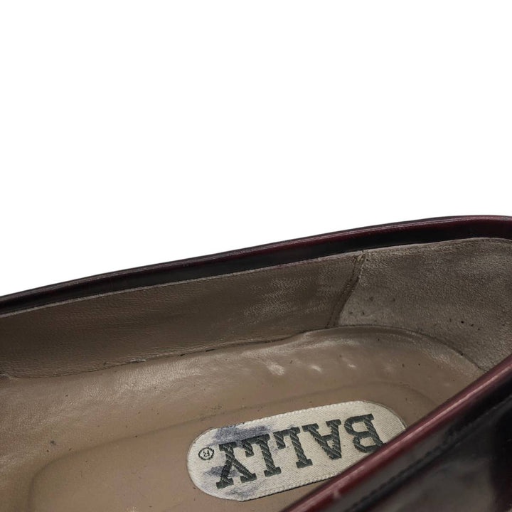 Bally medallion kilt loafers, made in Italy, size 8D Men's 26.5cm unclear burgundy type Vintage Second Hand