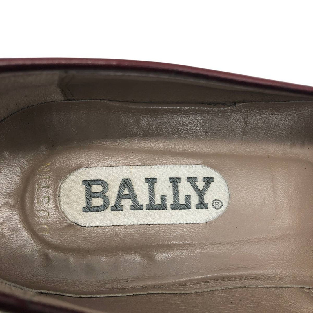 Bally medallion kilt loafers, made in Italy, size 8D Men's 26.5cm unclear burgundy type Vintage Second Hand