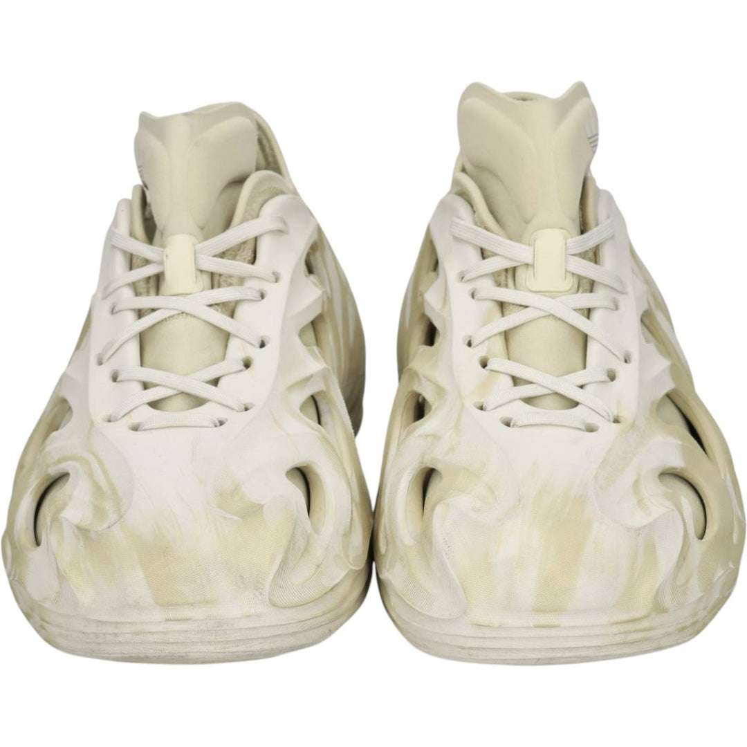 Adidas adiFOM Q all-over print sneakers, size 9 1/2 Men's 27.5cm unclear Beige type Vintage Second Hand
