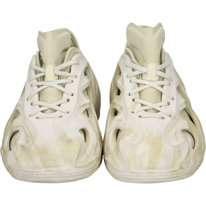 Adidas adiFOM Q all-over print sneakers, size 9 1/2 Men's 27.5cm unclear Beige type Vintage Second Hand