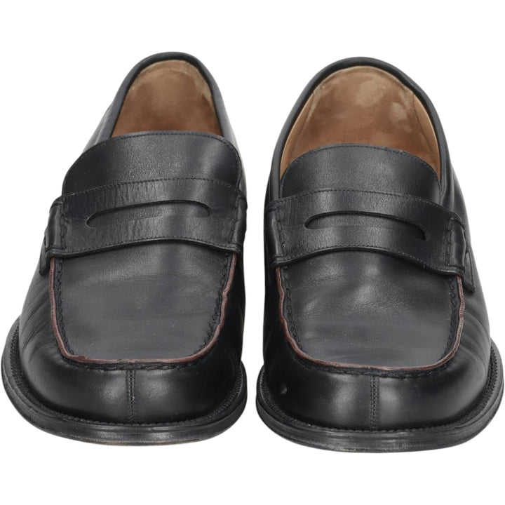 Bally penny loafers, size 8 1/2 D Men's 26.5cm unclear black type Vintage Second Hand