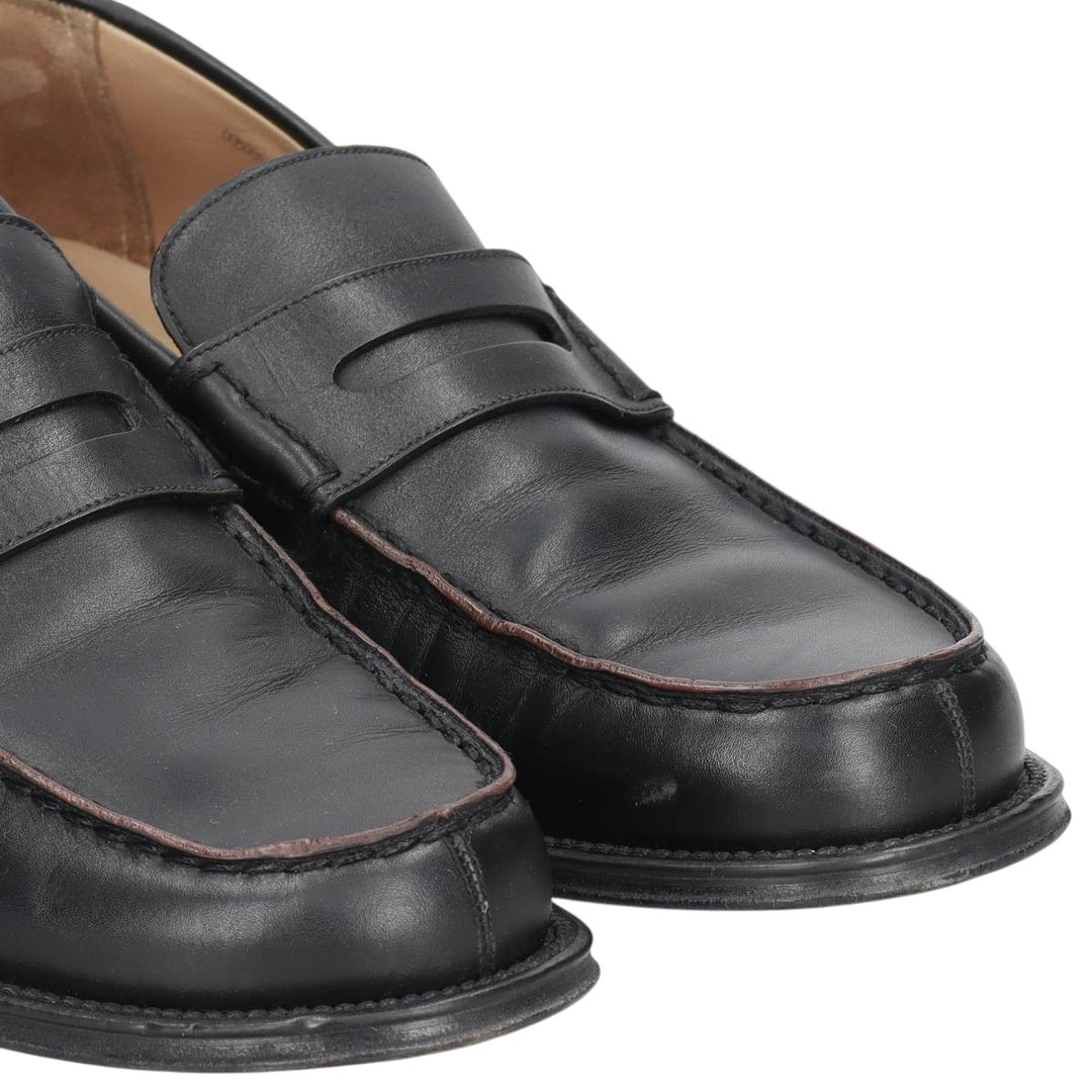 Bally penny loafers, size 8 1/2 D Men's 26.5cm unclear black type Vintage Second Hand