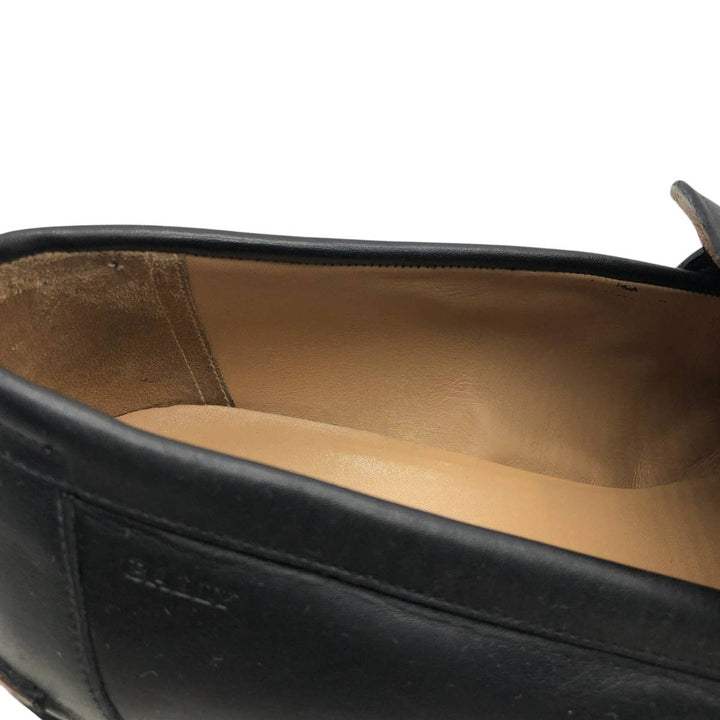 Bally penny loafers, size 8 1/2 D Men's 26.5cm unclear black type Vintage Second Hand