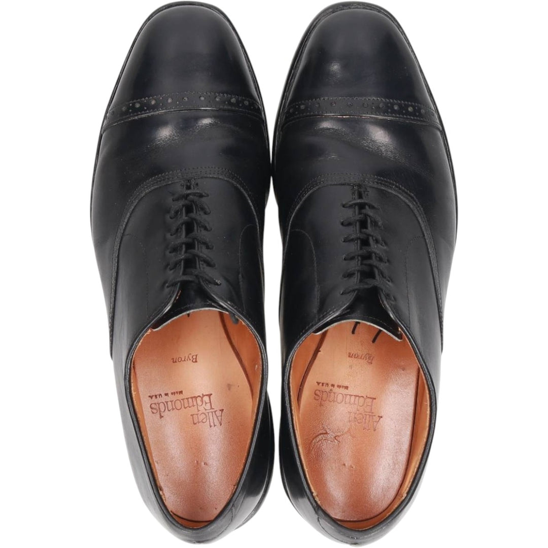 Allen Edmonds Byron Straight Tip Shoes Made in USA 8D Men's 26.0cm unclear black type Vintage Second Hand