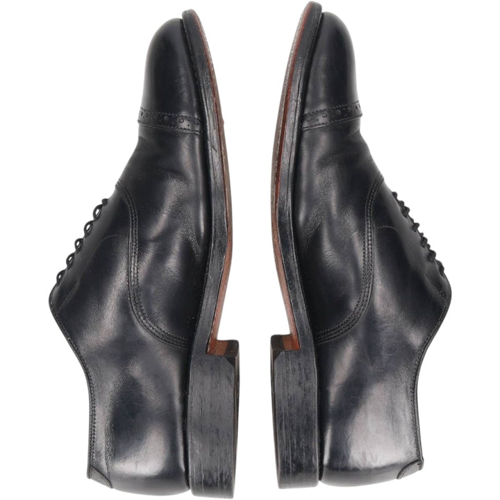 Allen Edmonds Byron Straight Tip Shoes Made in USA 8D Men's 26.0cm unclear black type Vintage Second Hand