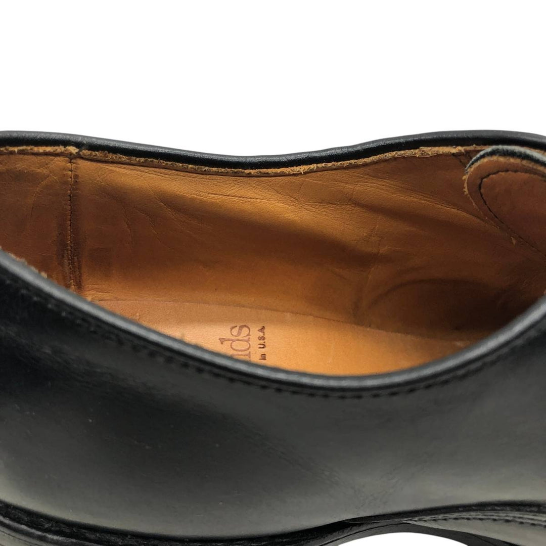 Allen Edmonds Byron Straight Tip Shoes Made in USA 8D Men's 26.0cm unclear black type Vintage Second Hand