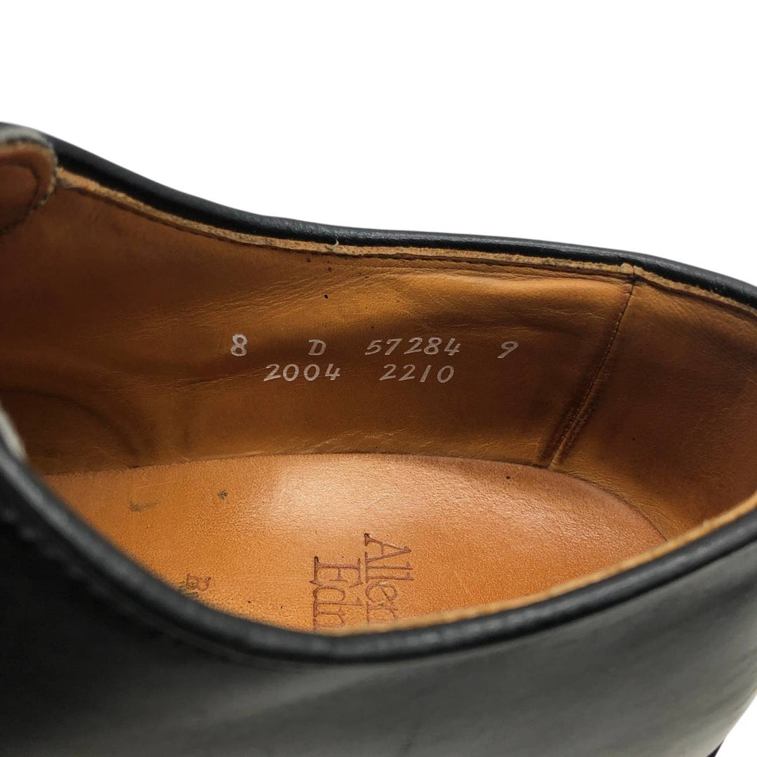 Allen Edmonds Byron Straight Tip Shoes Made in USA 8D Men's 26.0cm unclear black type Vintage Second Hand