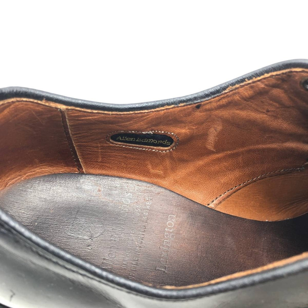 Allen Edmonds Lexington Straight Tip Shoes, Size 8D Men's 26.0cm genuine leather black type Vintage Second Hand