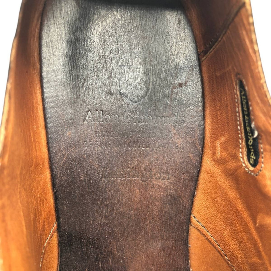 Allen Edmonds Lexington Straight Tip Shoes, Size 8D Men's 26.0cm genuine leather black type Vintage Second Hand