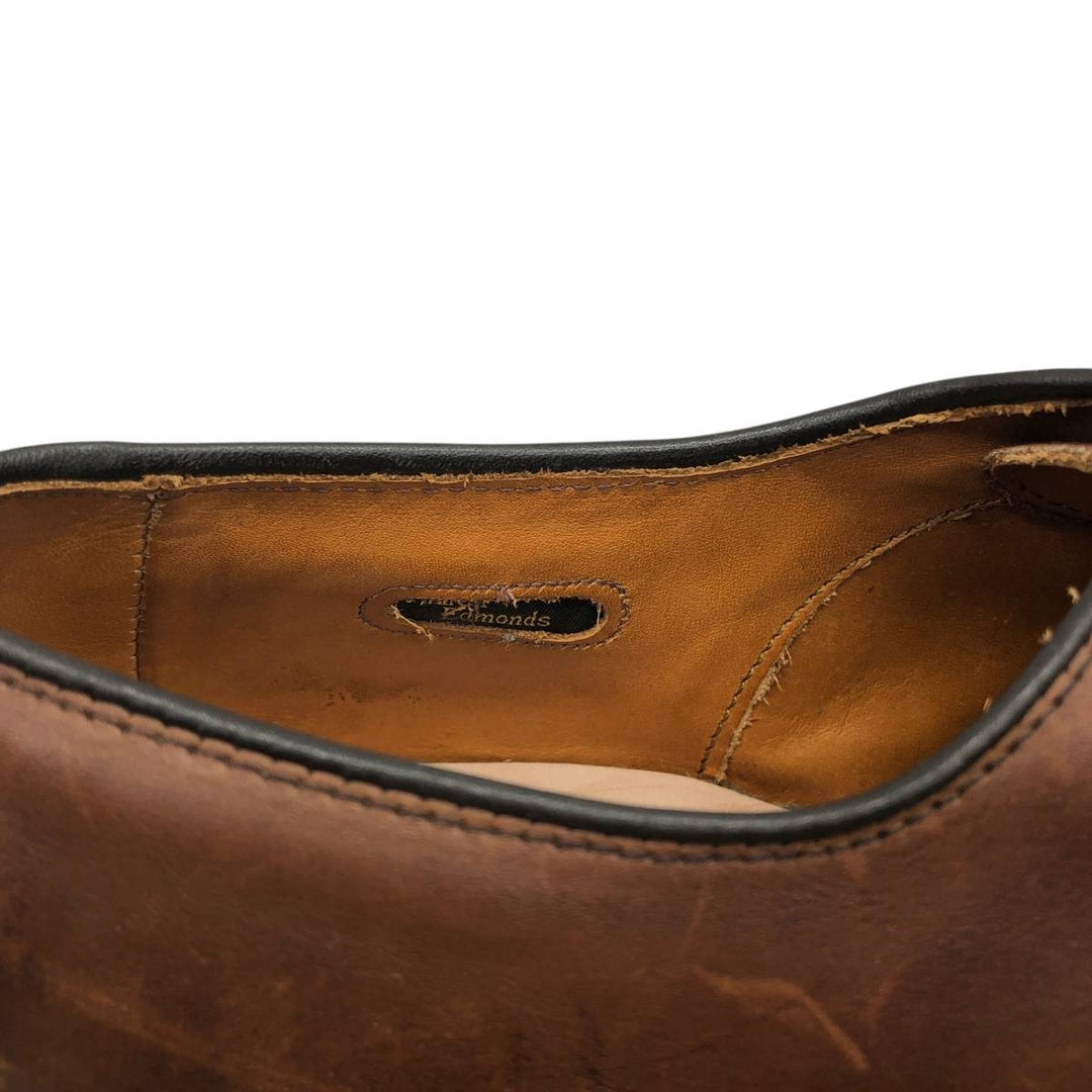 Allen Edmonds Park Avenue Straight Tip Shoes, Made in USA, Size 9 (3E) Men's 27.0cm genuine leather brown type Vintage Second Hand