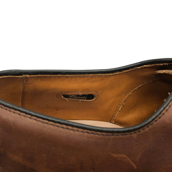 Allen Edmonds Park Avenue Straight Tip Shoes, Made in USA, Size 9 (3E) Men's 27.0cm genuine leather brown type Vintage Second Hand