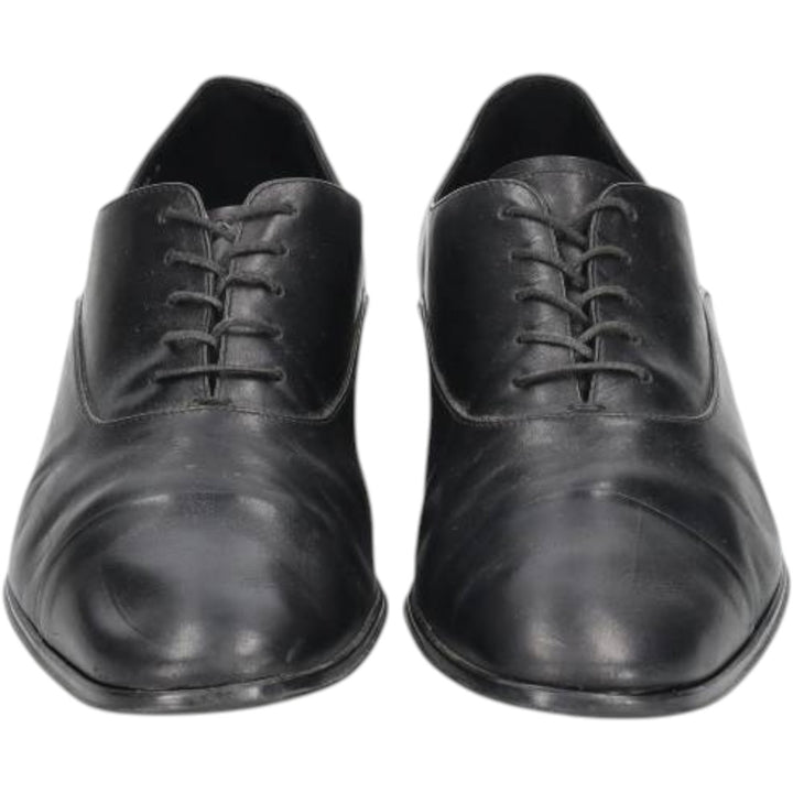 Salvatore Ferragamo straight-tip shoes, made in Italy, size 9 1/2D Men's 27.5cm unclear black type Vintage Second Hand