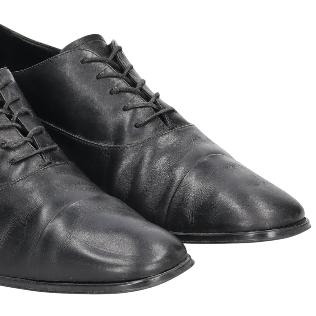 Salvatore Ferragamo straight-tip shoes, made in Italy, size 9 1/2D Men's 27.5cm unclear black type Vintage Second Hand