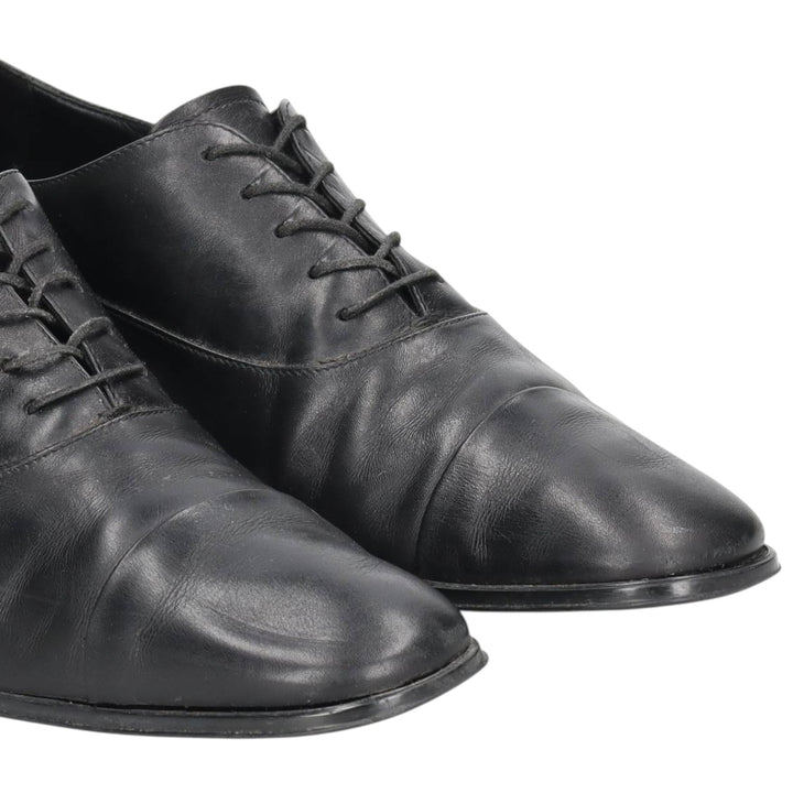 Salvatore Ferragamo straight-tip shoes, made in Italy, size 9 1/2D Men's 27.5cm unclear black type Vintage Second Hand