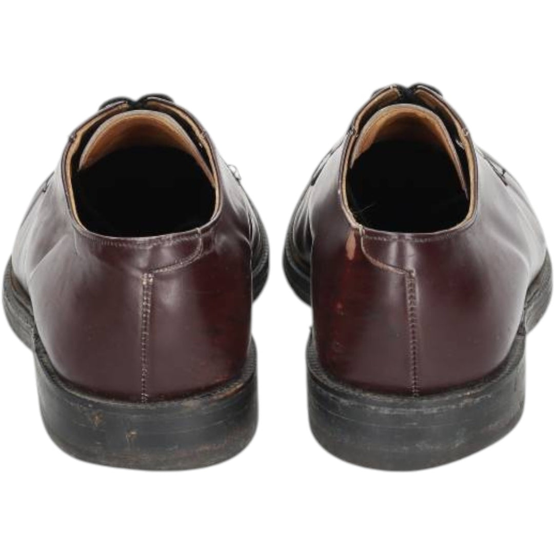 Royal Tweed Plain Toe Shoes, Made in England, Size 8 1/2 Men's 27.0cm unclear bordeaux Vintage Second Hand