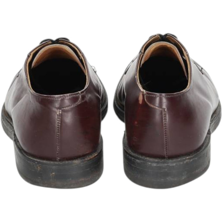 Royal Tweed Plain Toe Shoes, Made in England, Size 8 1/2 Men's 27.0cm unclear bordeaux Vintage Second Hand