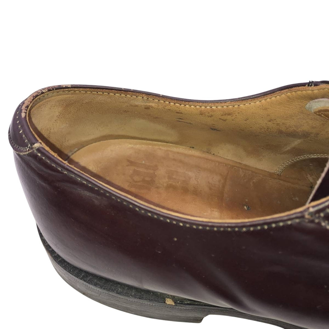 Royal Tweed Plain Toe Shoes, Made in England, Size 8 1/2 Men's 27.0cm unclear bordeaux Vintage Second Hand