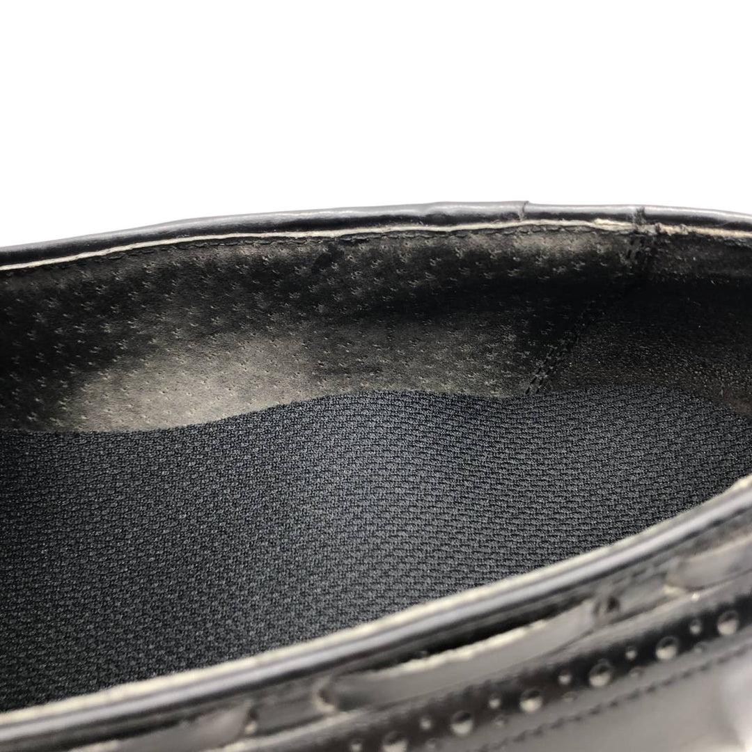 Bostonian Mansfield quilted wingtip tassel loafers, made in the USA, size 10D Men's 28.0cm unclear black type Vintage Second Hand