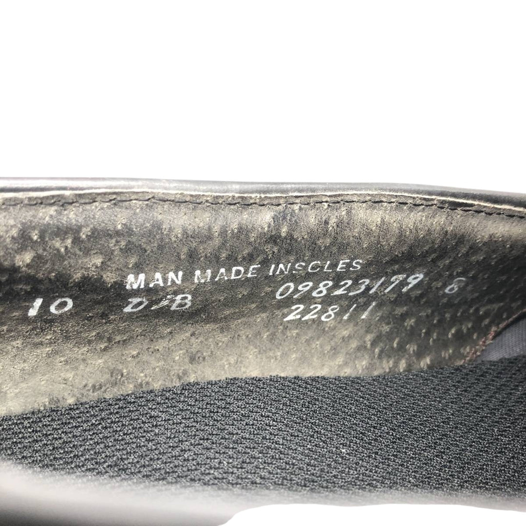 Bostonian Mansfield quilted wingtip tassel loafers, made in the USA, size 10D Men's 28.0cm unclear black type Vintage Second Hand