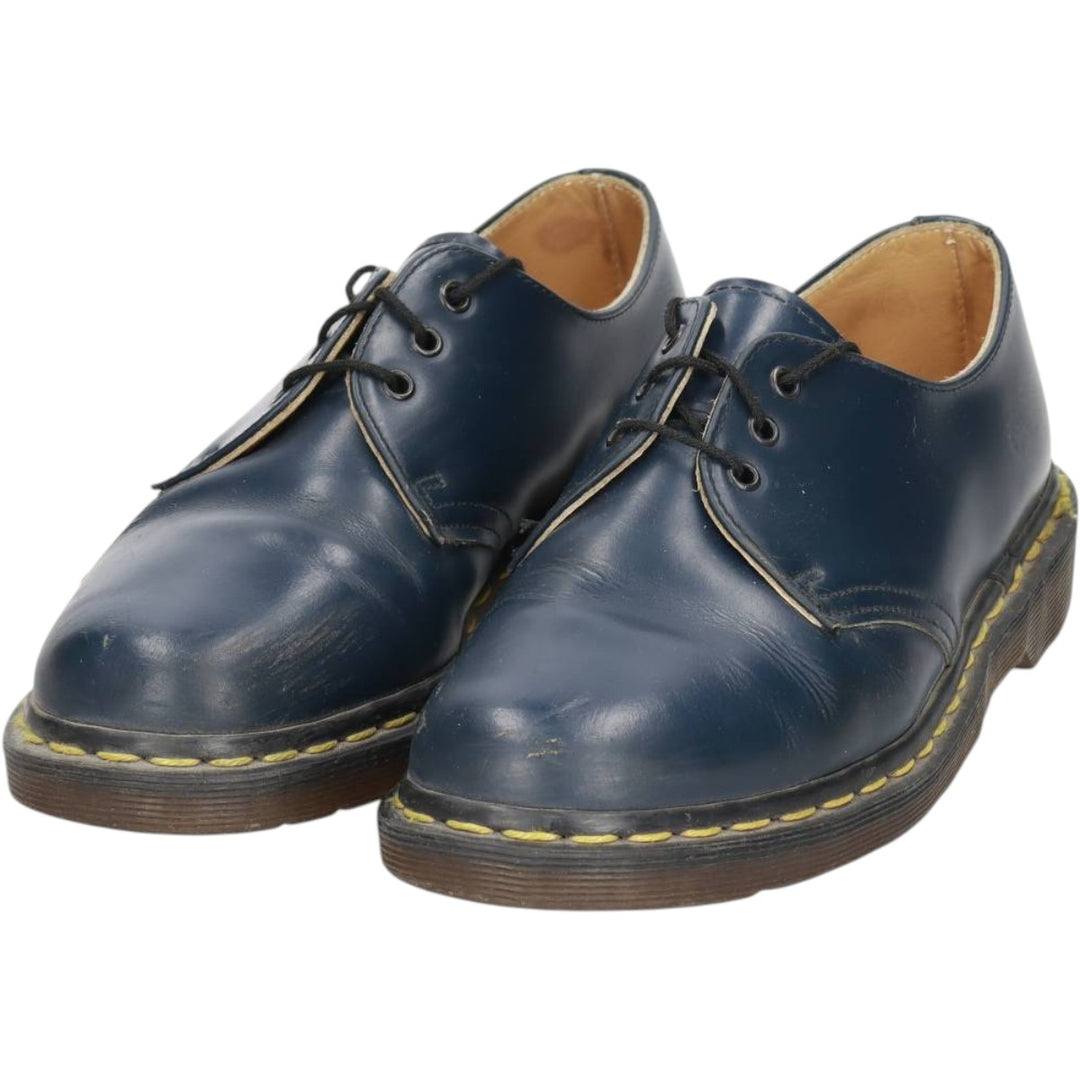 Dr. Martens 3-hole shoes made in the UK 6 Women's 25.0cm unclear navy blue type Vintage Second Hand