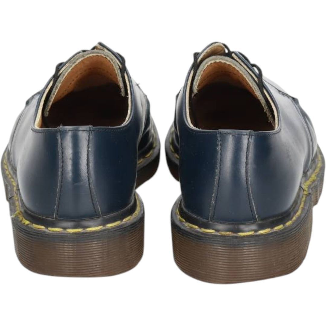 Dr. Martens 3-hole shoes made in the UK 6 Women's 25.0cm unclear navy blue type Vintage Second Hand