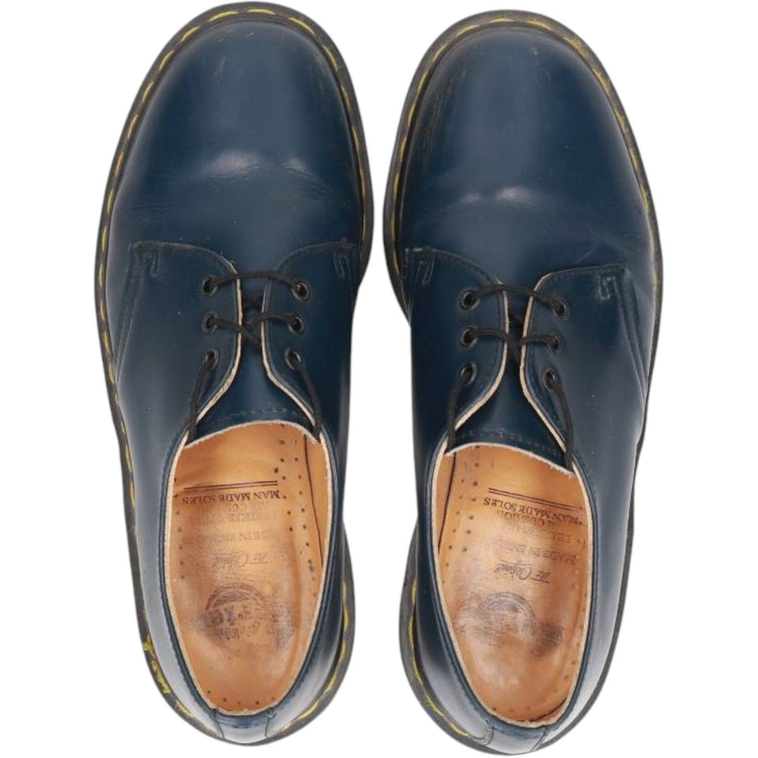 Dr. Martens 3-hole shoes made in the UK 6 Women's 25.0cm unclear navy blue type Vintage Second Hand