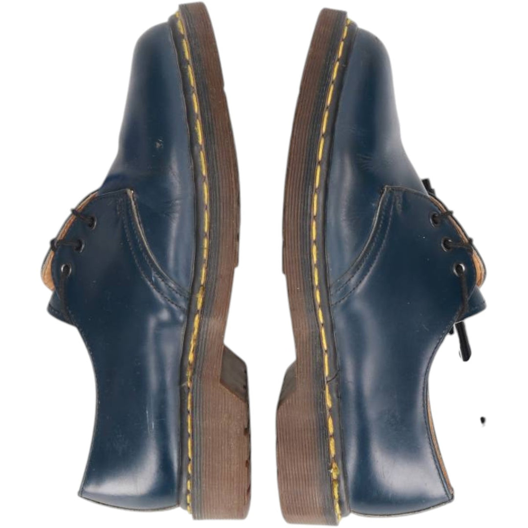 Dr. Martens 3-hole shoes made in the UK 6 Women's 25.0cm unclear navy blue type Vintage Second Hand