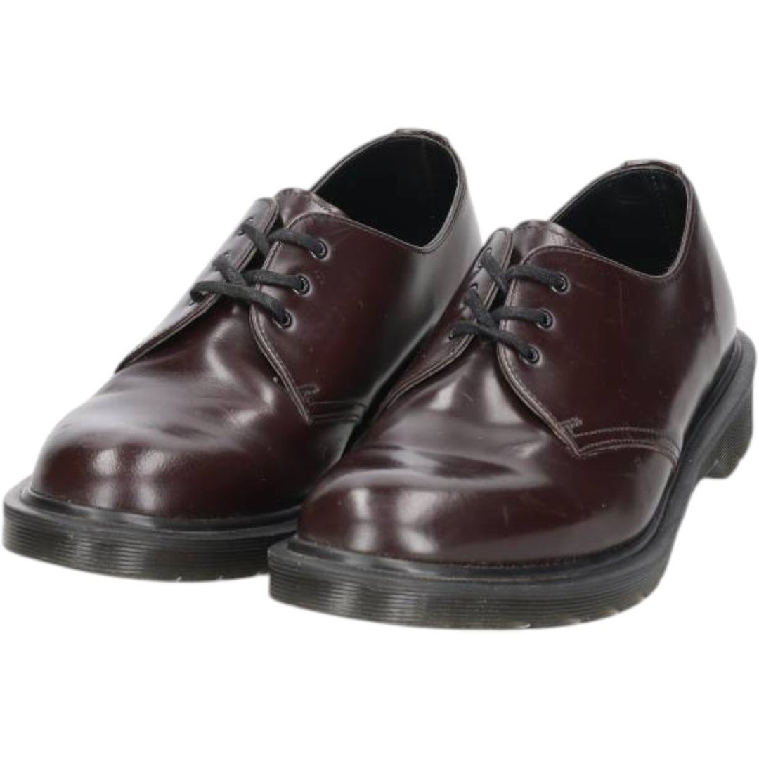 Dr. Martens 3-hole shoes made in the UK 6 Men's 25.0cm genuine leather red type reddish brown Vintage Second Hand