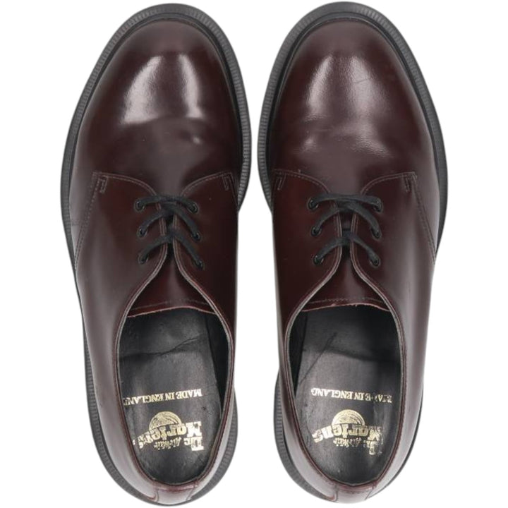 Dr. Martens 3-hole shoes made in the UK 6 Men's 25.0cm genuine leather red type reddish brown Vintage Second Hand