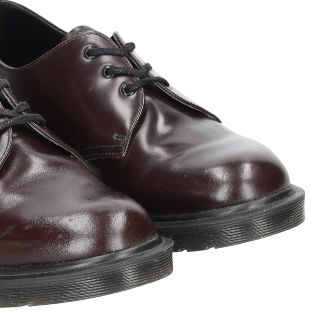 Dr. Martens 3-hole shoes made in the UK 6 Men's 25.0cm genuine leather red type reddish brown Vintage Second Hand