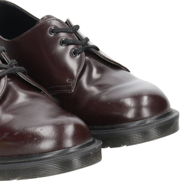 Dr. Martens 3-hole shoes made in the UK 6 Men's 25.0cm genuine leather red type reddish brown Vintage Second Hand