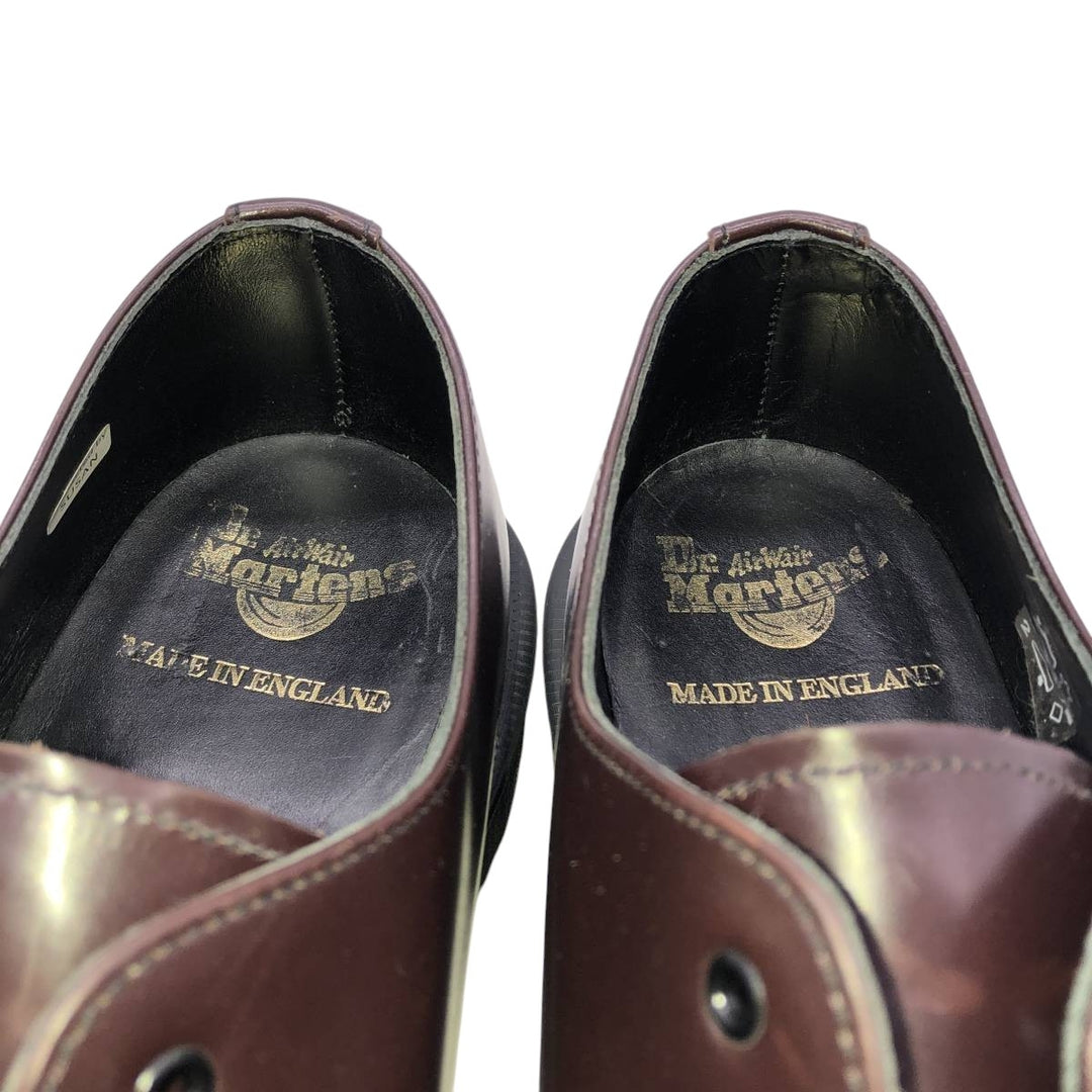 Dr. Martens 3-hole shoes made in the UK 6 Men's 25.0cm genuine leather red type reddish brown Vintage Second Hand