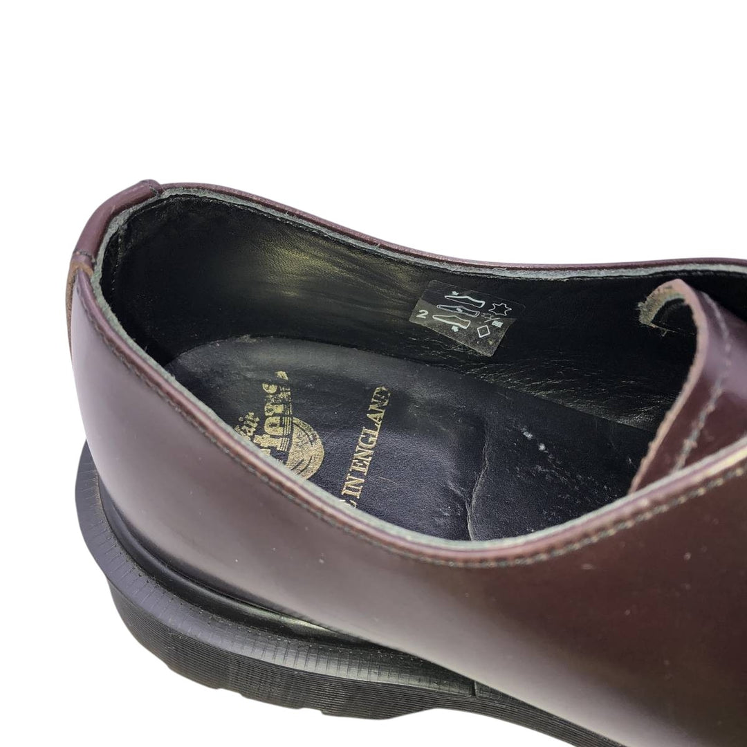 Dr. Martens 3-hole shoes made in the UK 6 Men's 25.0cm genuine leather red type reddish brown Vintage Second Hand