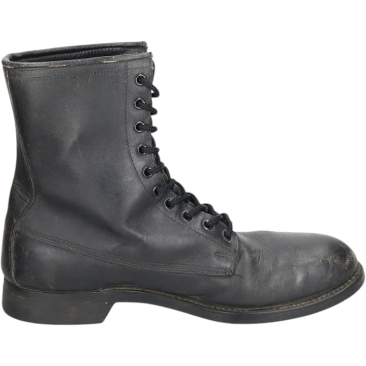 1980s US Military Steel Toe Combat Boots, Size 9 1/2 R (Men's equivalent to 10.8"), Vintage /saa016093 Men's 27.5cm unclear black type Vintage Second Hand