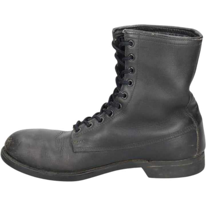1980s US Military Steel Toe Combat Boots, Size 9 1/2 R (Men's equivalent to 10.8"), Vintage /saa016093 Men's 27.5cm unclear black type Vintage Second Hand
