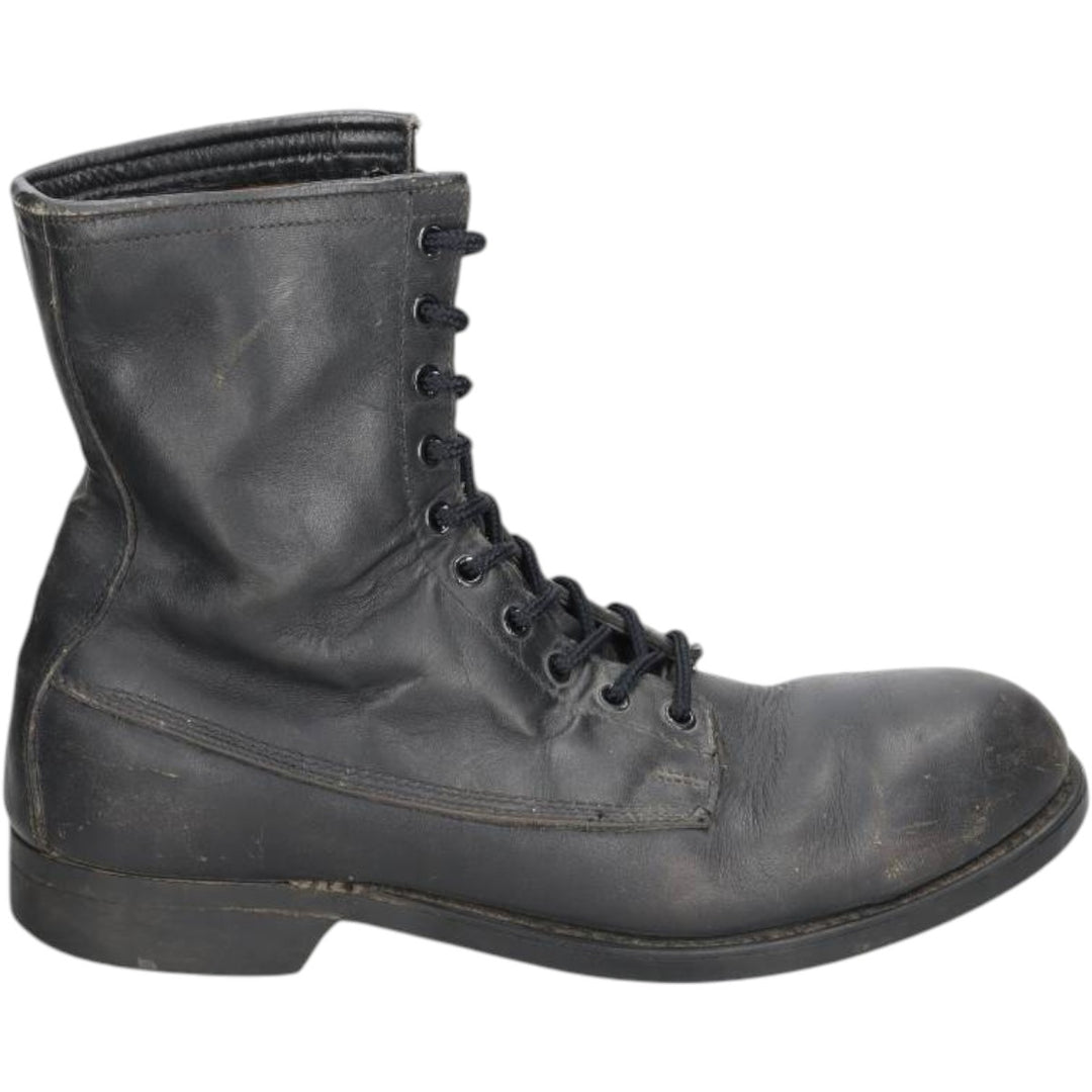 1980s US Military Steel Toe Combat Boots, Size 9 1/2 R (Men's equivalent to 10.8"), Vintage /saa016093 Men's 27.5cm unclear black type Vintage Second Hand