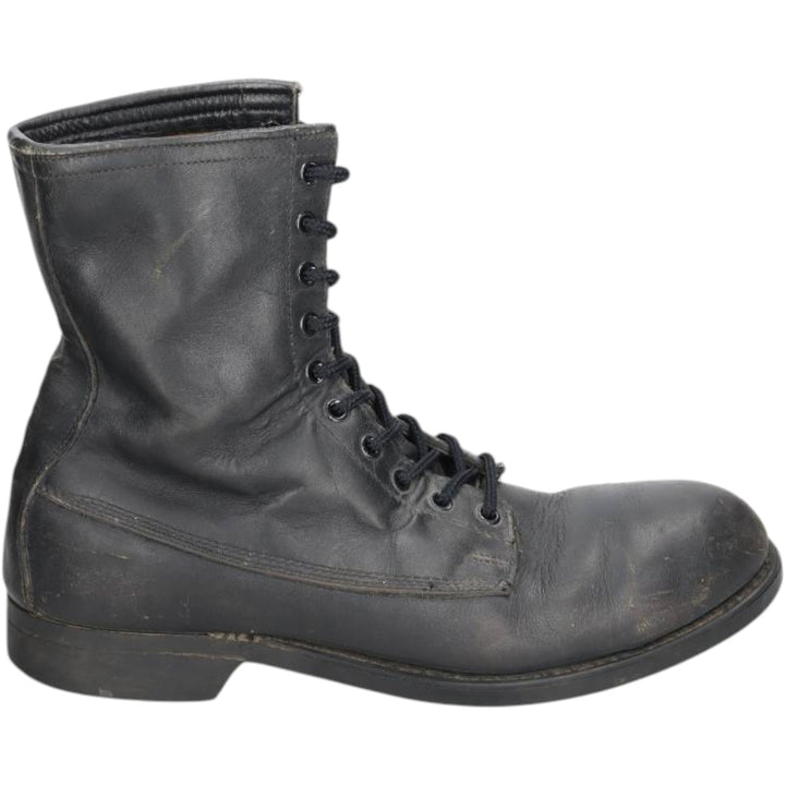 1980s US Military Steel Toe Combat Boots, Size 9 1/2 R (Men's equivalent to 10.8"), Vintage /saa016093 Men's 27.5cm unclear black type Vintage Second Hand