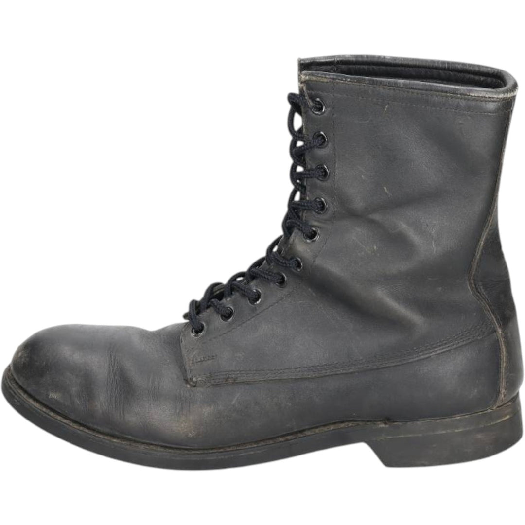 1980s US Military Steel Toe Combat Boots, Size 9 1/2 R (Men's equivalent to 10.8"), Vintage /saa016093 Men's 27.5cm unclear black type Vintage Second Hand