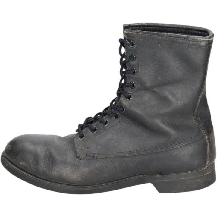 1980s US Military Steel Toe Combat Boots, Size 9 1/2 R (Men's equivalent to 10.8"), Vintage /saa016093 Men's 27.5cm unclear black type Vintage Second Hand