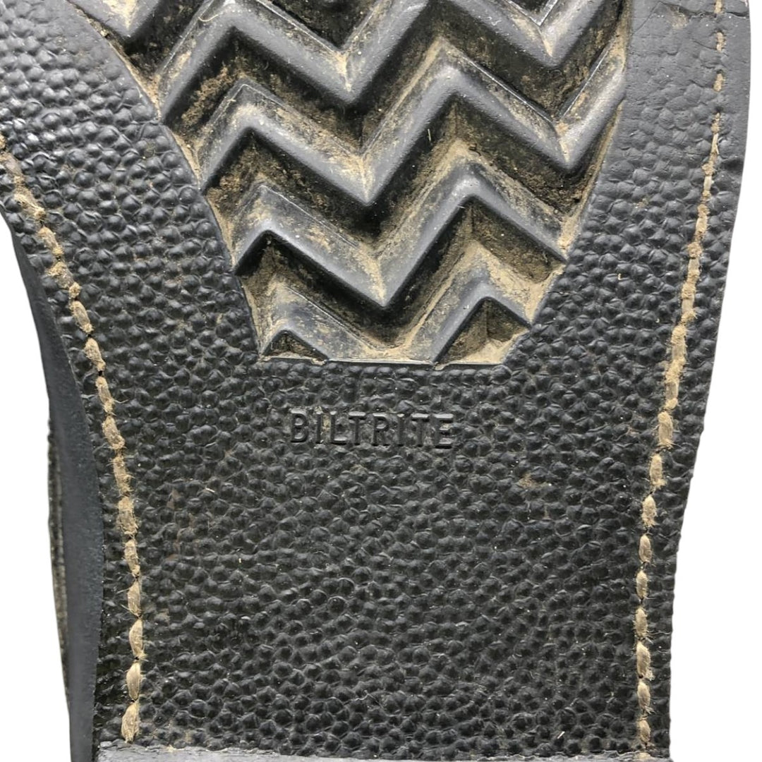 1980s US Military Steel Toe Combat Boots, Size 9 1/2 R (Men's equivalent to 10.8"), Vintage /saa016093 Men's 27.5cm unclear black type Vintage Second Hand