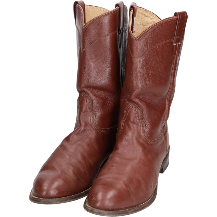Nocona Boots Roper Boots, Made in USA, Size 10D Men's 27.0cm unclear brown type Vintage Second Hand