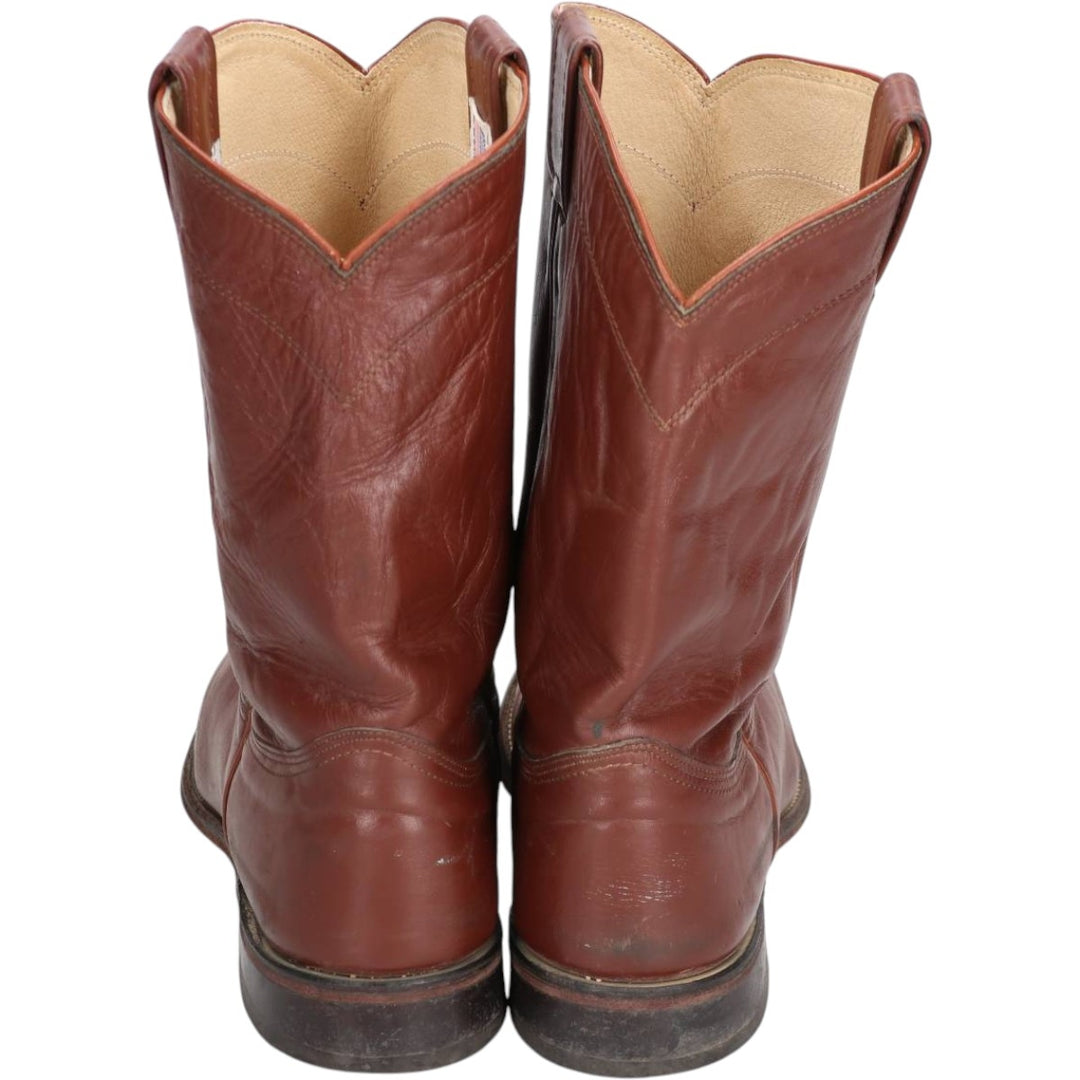 Nocona Boots Roper Boots, Made in USA, Size 10D Men's 27.0cm unclear brown type Vintage Second Hand