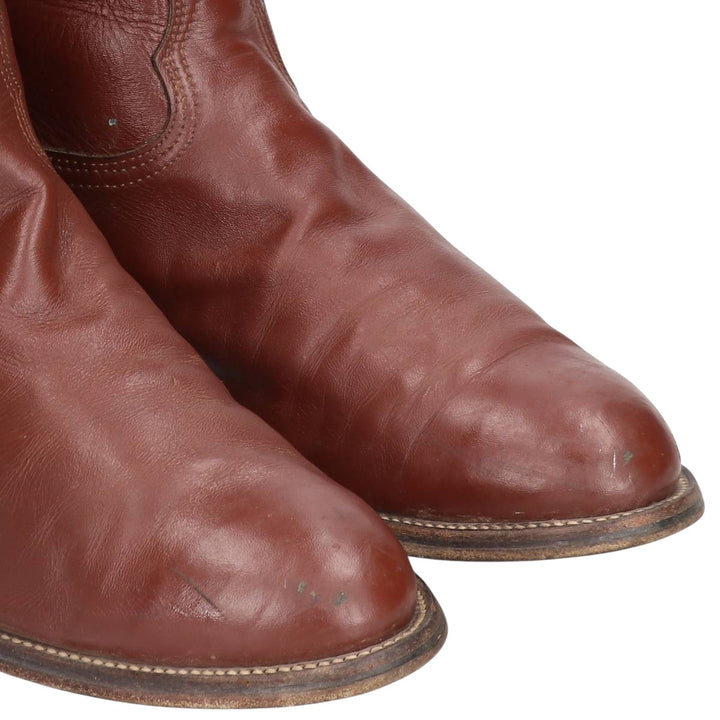 Nocona Boots Roper Boots, Made in USA, Size 10D Men's 27.0cm unclear brown type Vintage Second Hand