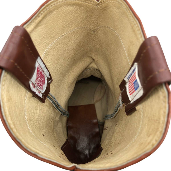 Nocona Boots Roper Boots, Made in USA, Size 10D Men's 27.0cm unclear brown type Vintage Second Hand
