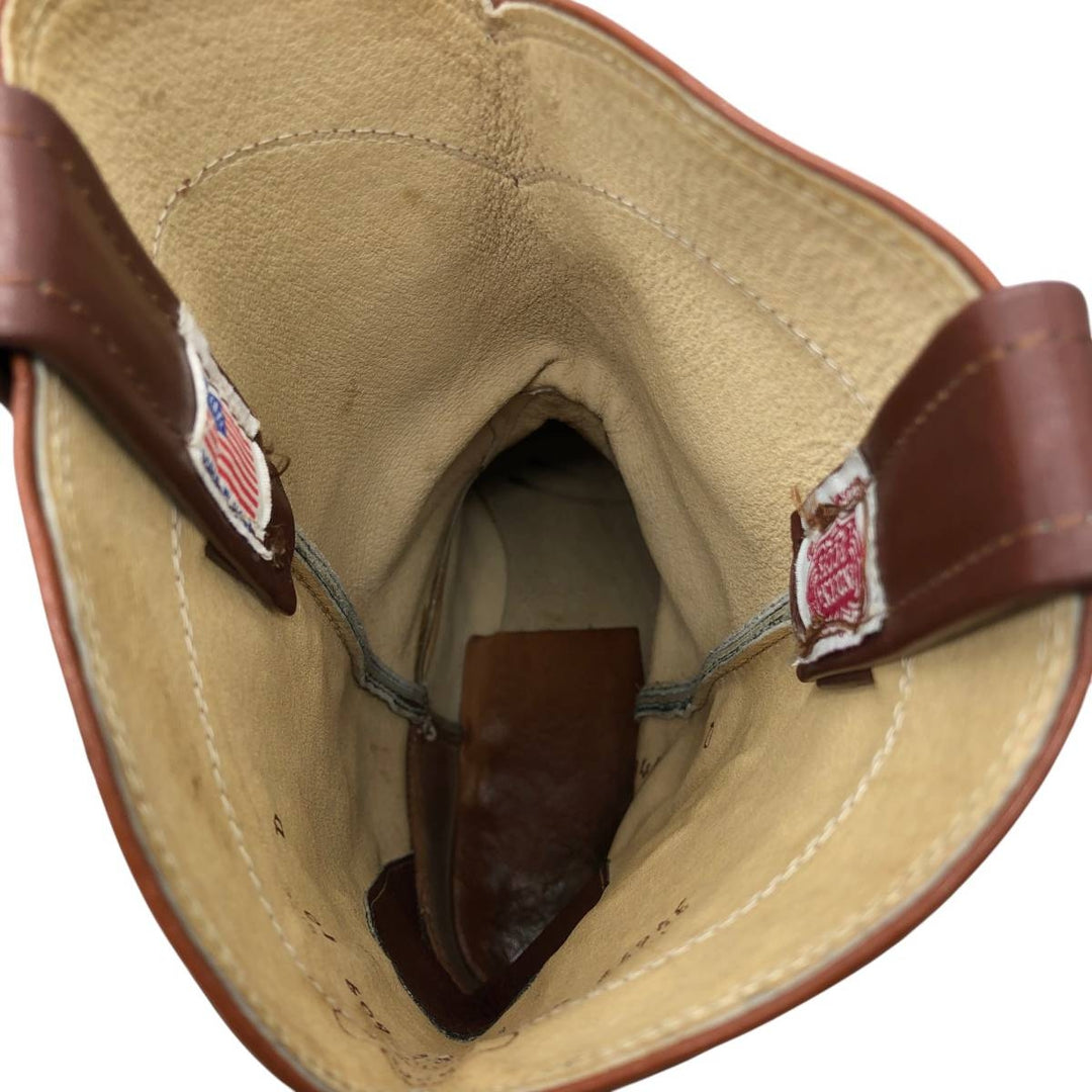Nocona Boots Roper Boots, Made in USA, Size 10D Men's 27.0cm unclear brown type Vintage Second Hand