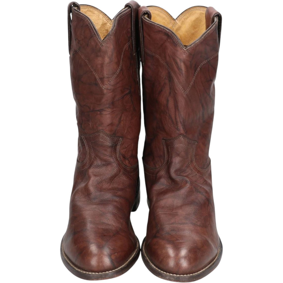 Justin Roper Boots 9EE Men's 27.0cm unclear brown type Vintage Second Hand