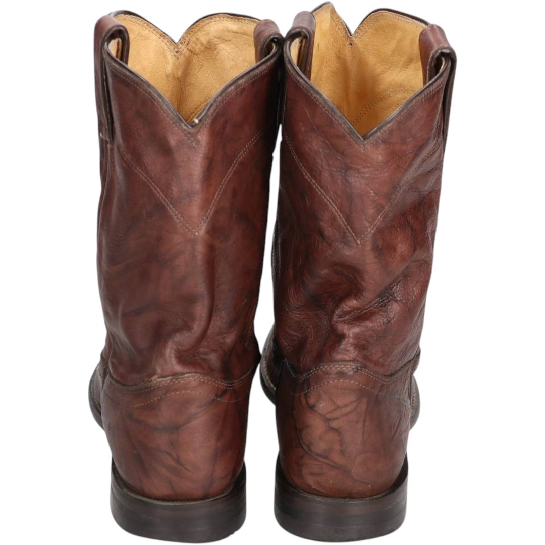 Justin Roper Boots 9EE Men's 27.0cm unclear brown type Vintage Second Hand